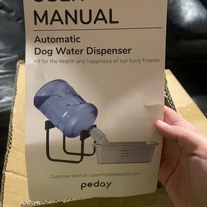 Blue Automatic Dog Water Dispenser